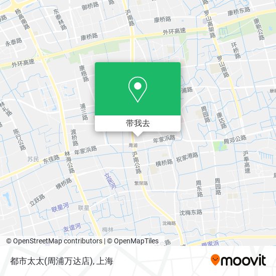 都市太太(周浦万达店)地图