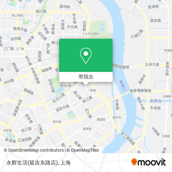永辉生活(延吉东路店)地图