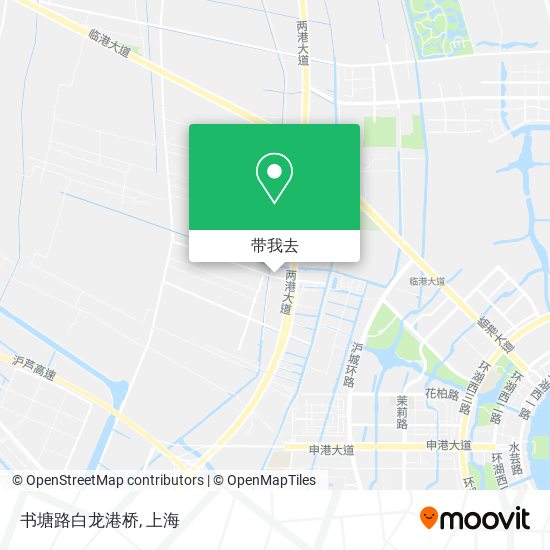 书塘路白龙港桥地图