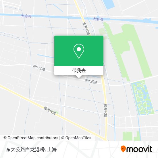 东大公路白龙港桥地图
