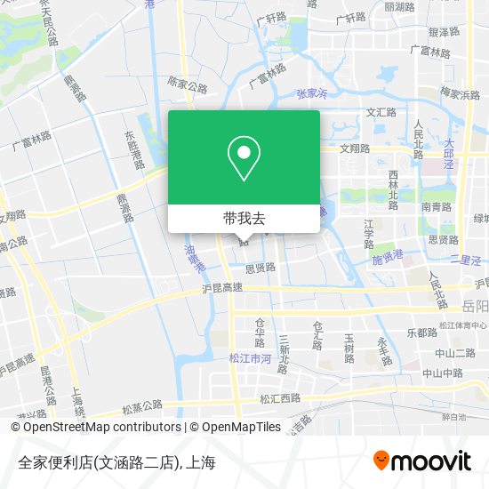 全家便利店(文涵路二店)地图