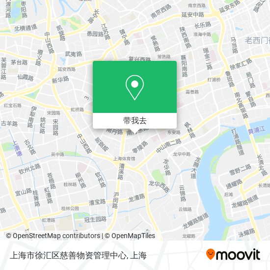 上海市徐汇区慈善物资管理中心地图