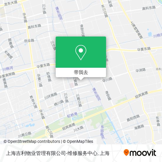 上海吉利物业管理有限公司-维修服务中心地图