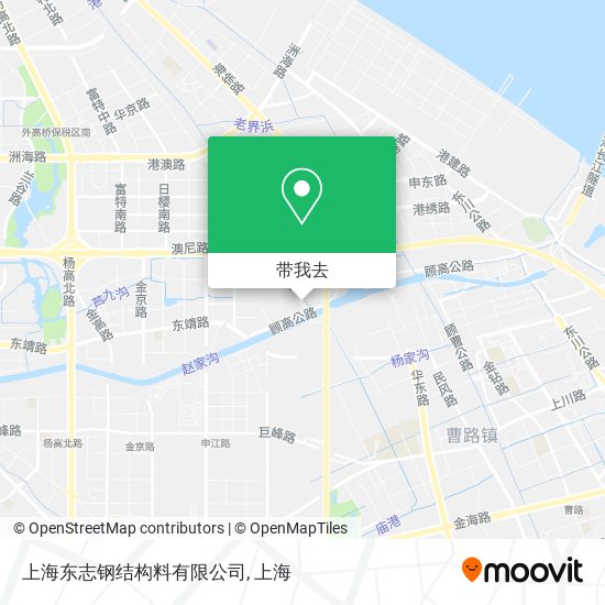 上海东志钢结构料有限公司地图