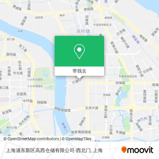 上海浦东新区高西仓储有限公司-西北门地图