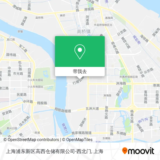 上海浦东新区高西仓储有限公司-西北门地图