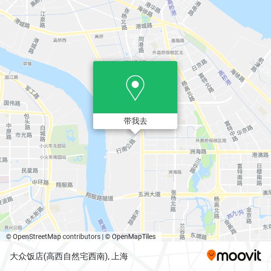 大众饭店(高西自然宅西南)地图