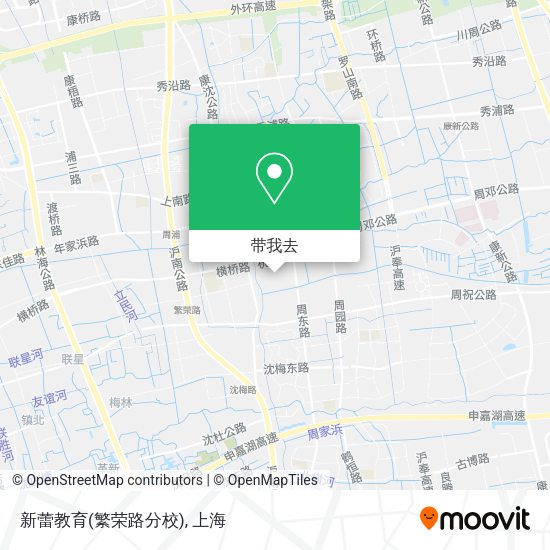 新蕾教育(繁荣路分校)地图