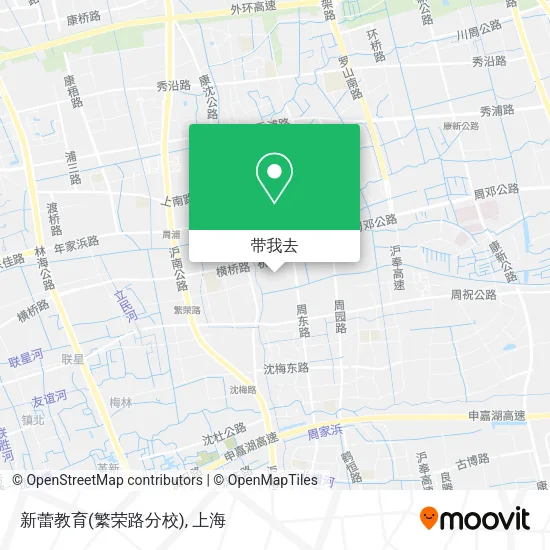 新蕾教育(繁荣路分校)地图