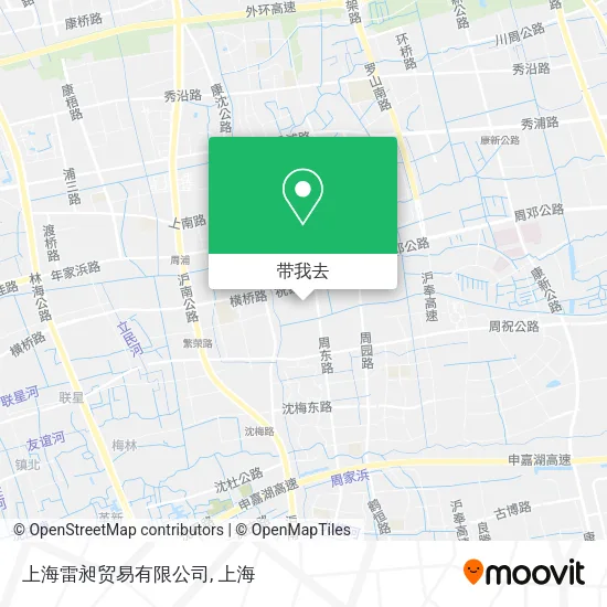 上海雷昶贸易有限公司地图