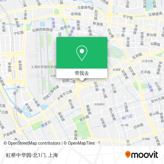 虹桥中华园-北1门地图