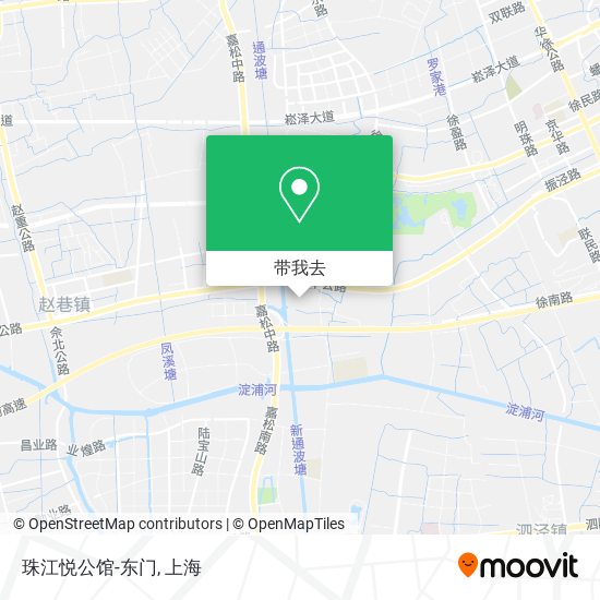 珠江悦公馆-东门地图