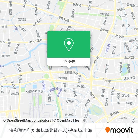 上海和颐酒店(虹桥机场北翟路店)-停车场地图