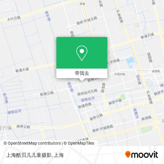 上海酷贝儿儿童摄影地图