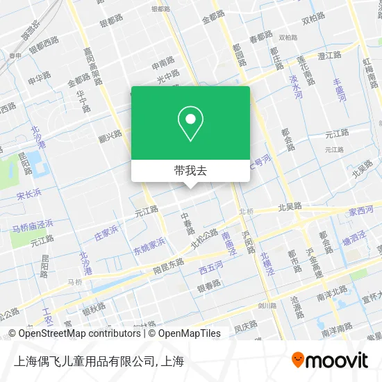 上海偶飞儿童用品有限公司地图