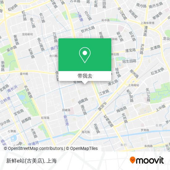 新鲜e站(古美店)地图
