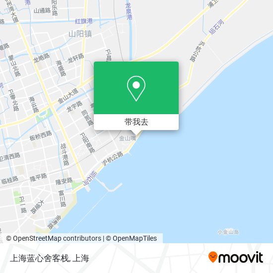 上海蓝心舍客栈地图