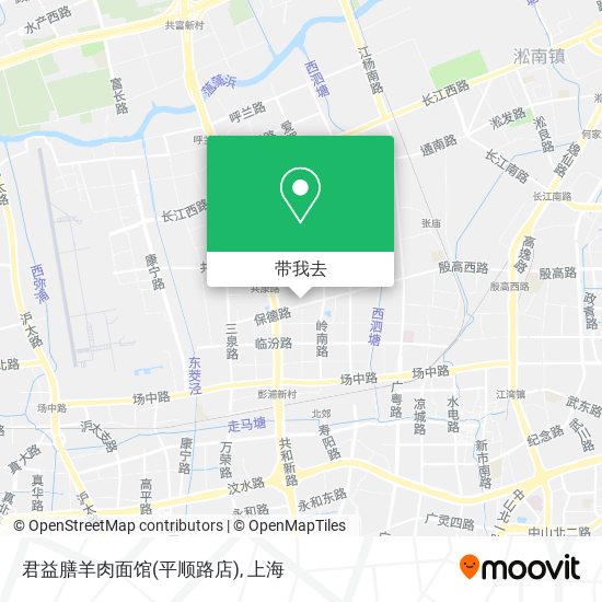 君益膳羊肉面馆(平顺路店)地图