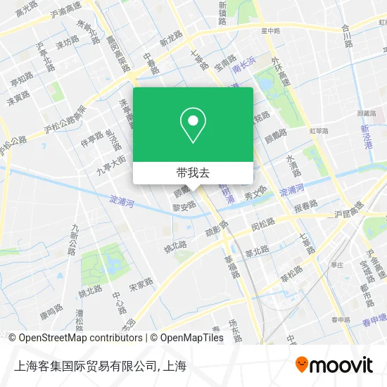 上海客集国际贸易有限公司地图