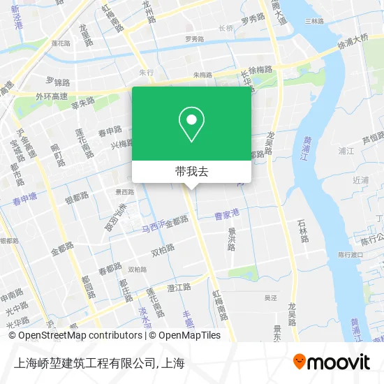 上海峤堃建筑工程有限公司地图