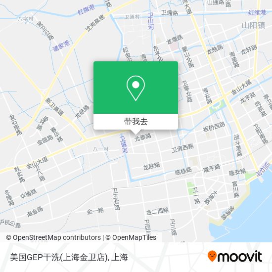 美国GEP干洗(上海金卫店)地图
