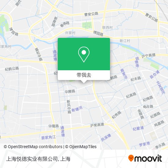 上海悦德实业有限公司地图