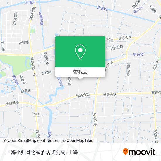 上海小帅哥之家酒店式公寓地图