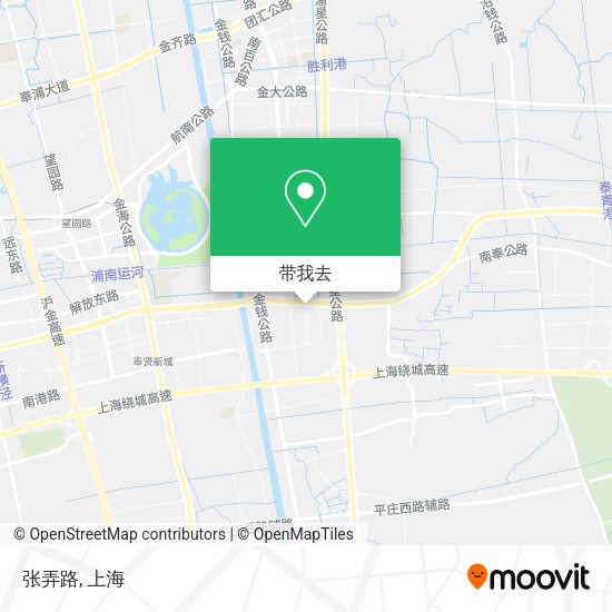张弄路地图