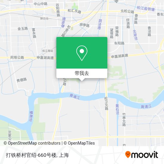 打铁桥村官绍-660号楼地图