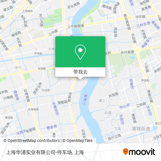 上海华浦实业有限公司-停车场地图