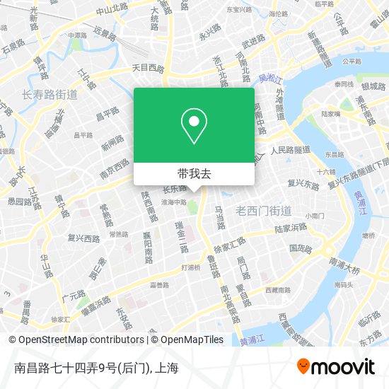 南昌路七十四弄9号(后门)地图