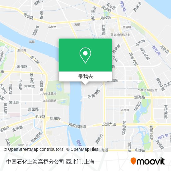 中国石化上海高桥分公司-西北门地图