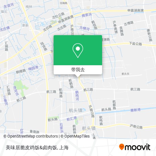 美味居脆皮鸡饭&卤肉饭地图