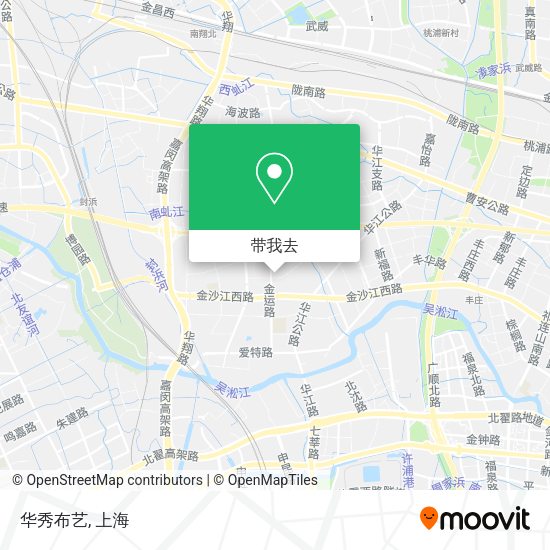 华秀布艺地图
