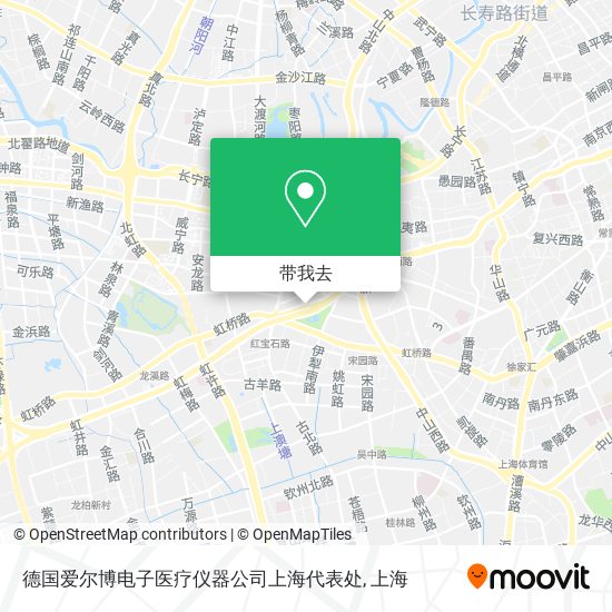 德国爱尔博电子医疗仪器公司上海代表处地图