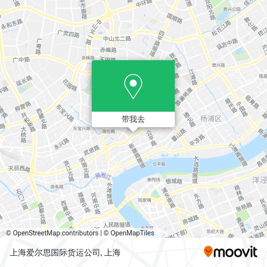 上海爱尔思国际货运公司地图