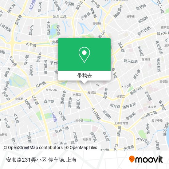 安顺路231弄小区-停车场地图