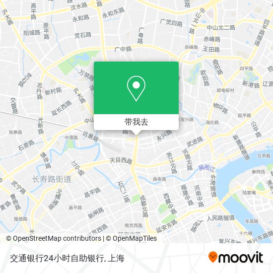 交通银行24小时自助银行地图