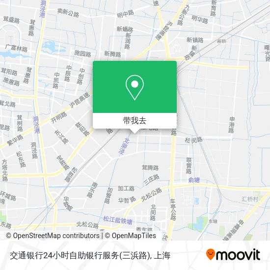 交通银行24小时自助银行服务(三浜路)地图