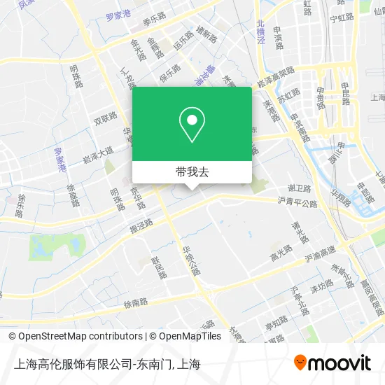 上海高伦服饰有限公司-东南门地图