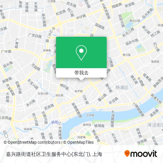 嘉兴路街道社区卫生服务中心(东北门)地图