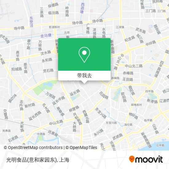 光明食品(意和家园东)地图