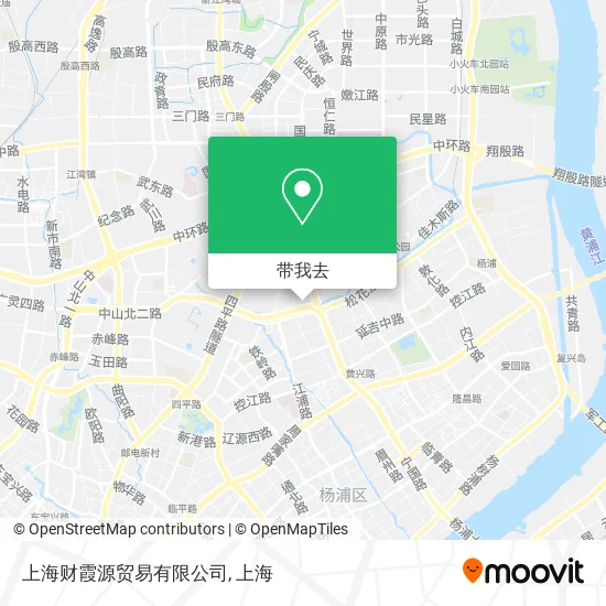 上海财霞源贸易有限公司地图