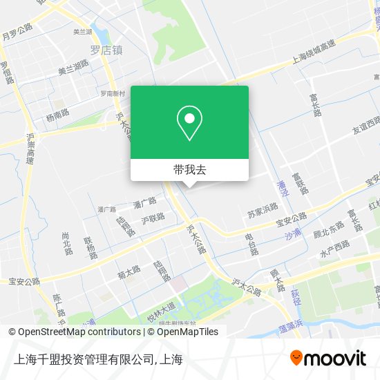 上海千盟投资管理有限公司地图