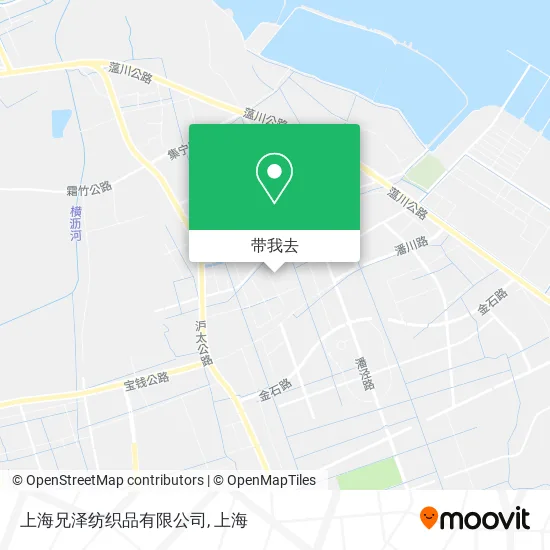 上海兄泽纺织品有限公司地图