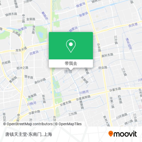 唐镇天主堂-东南门地图