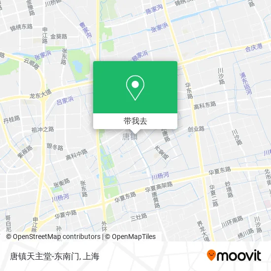 唐镇天主堂-东南门地图
