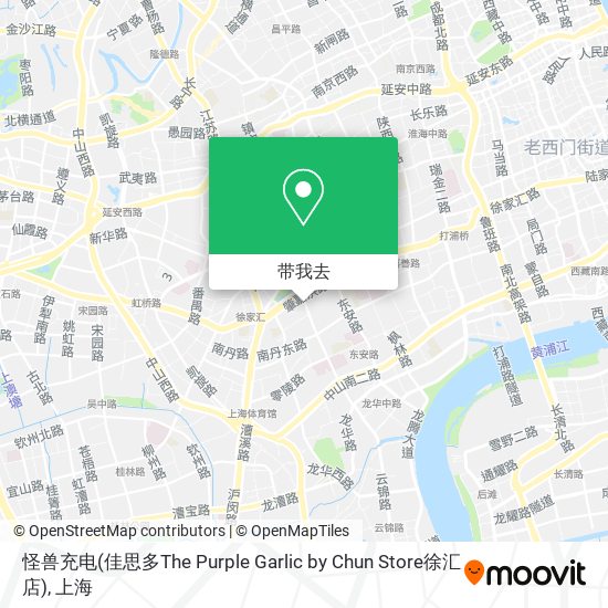 怪兽充电(佳思多The Purple Garlic by Chun Store徐汇店)地图