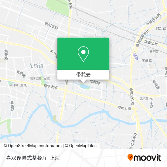 喜双逢港式茶餐厅地图