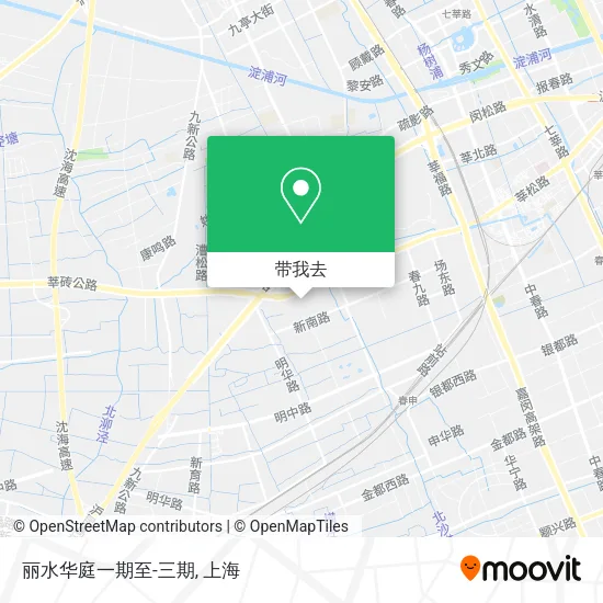 丽水华庭一期至-三期地图